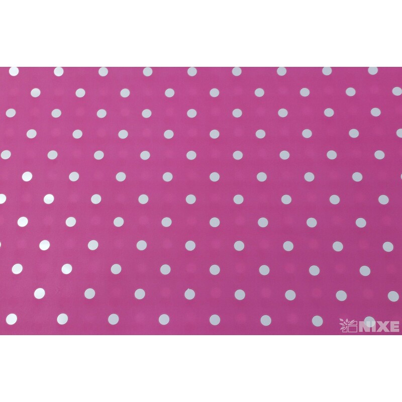 ROLE PLAST PUNTÍK 50cmx9yd*RŮŽOVÁ