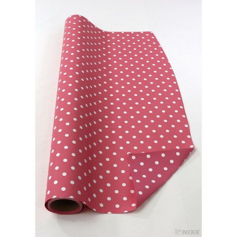 ROLE PLAST PUNTÍK 50cmx9yd*RŮŽOVÁ