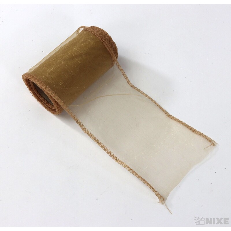 ORGANZA 10cmx10yd*BRONZOVÁ 5010