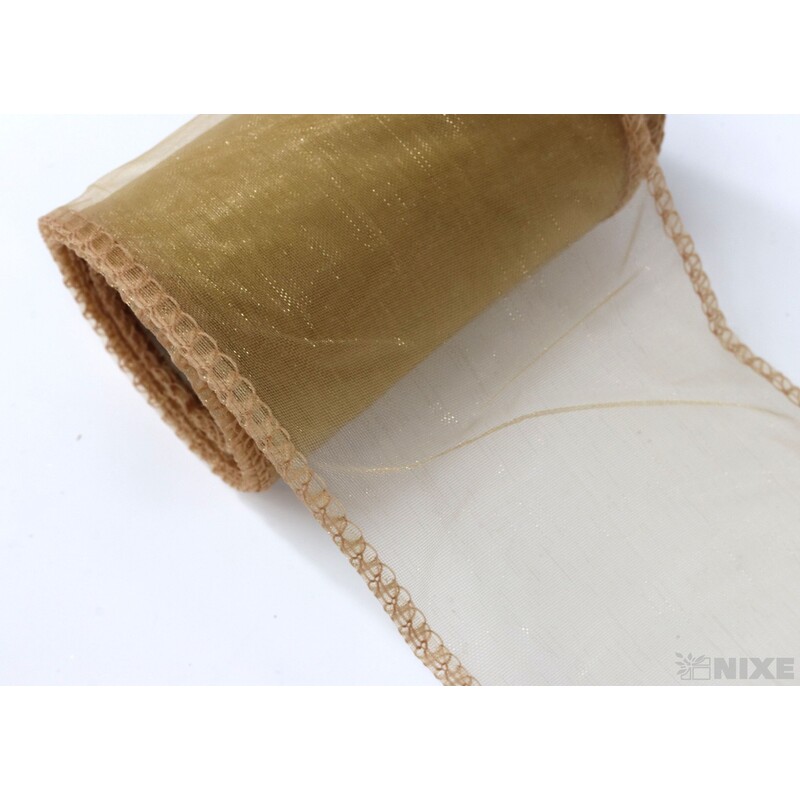 ORGANZA 10cmx10yd*BRONZOVÁ 5010