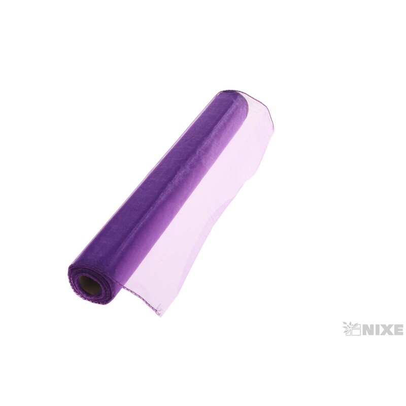 ORGANZA 39cmx8m*FIALOVÁ