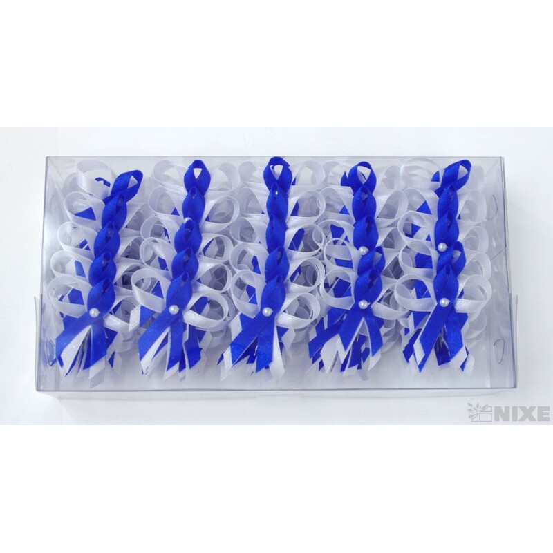 MAŠLIČKA 5cm 100ks*BÍLÁ+MODRÁ TM.