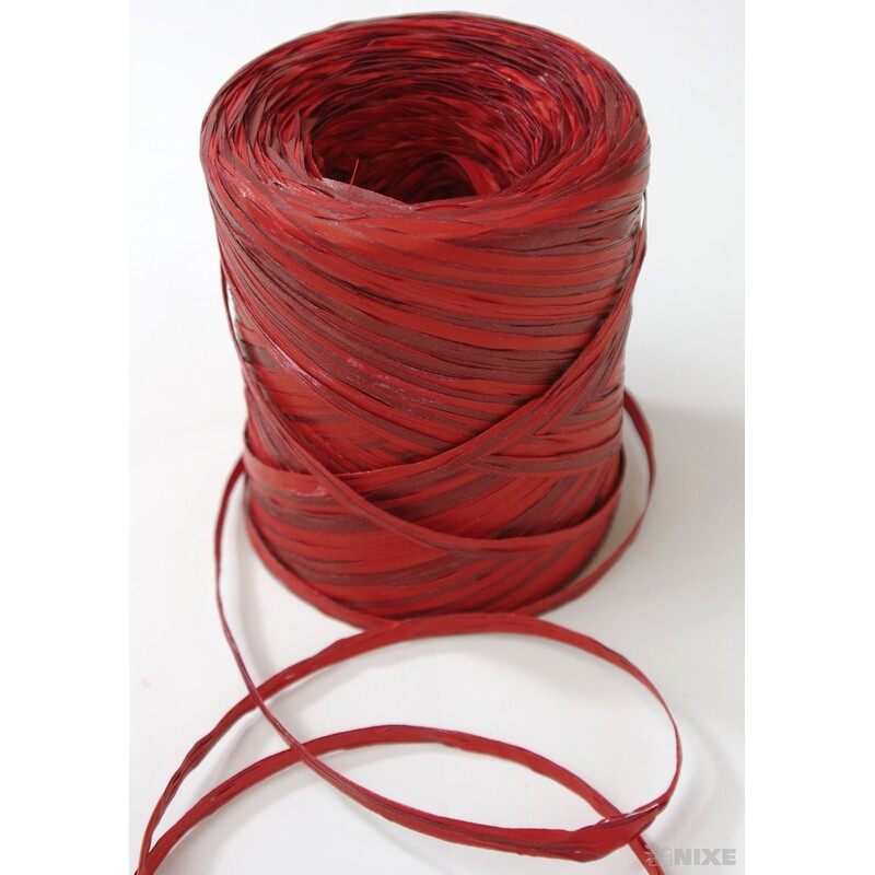 RAFIA DUO 200m PL*ČERVENÁ+ČERVENÁ TM.