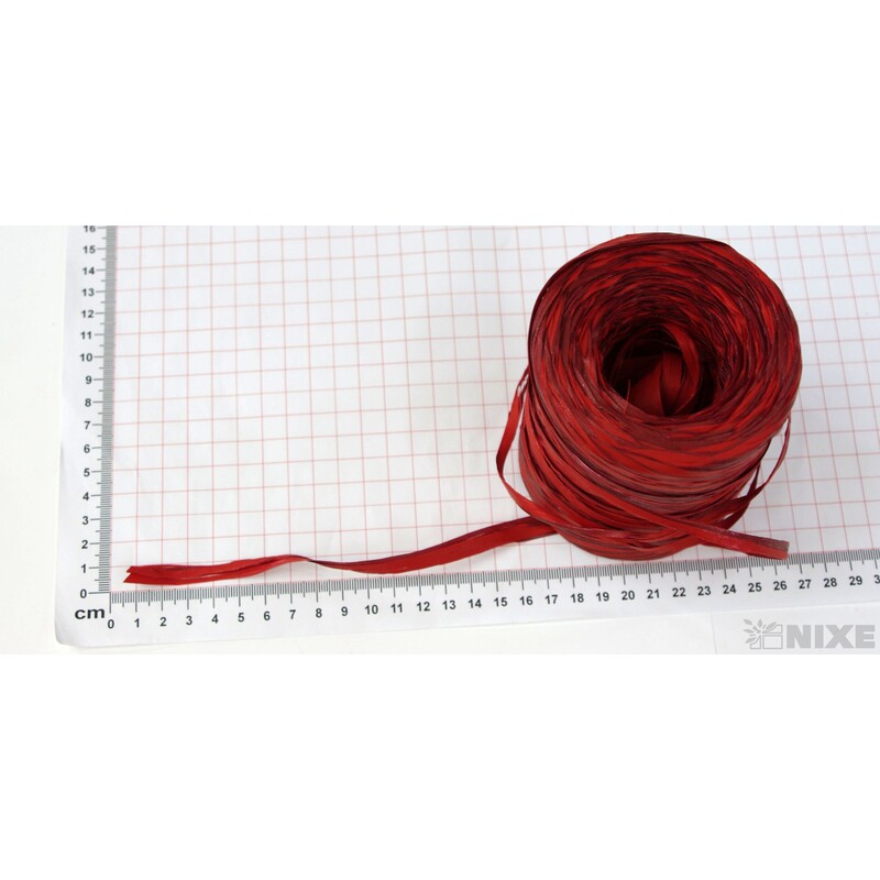 RAFIA DUO 200m PL*ČERVENÁ+ČERVENÁ TM.