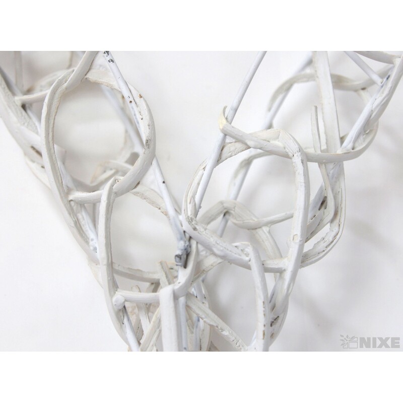 SRDCE RATTAN 38cm*BÍLÁ