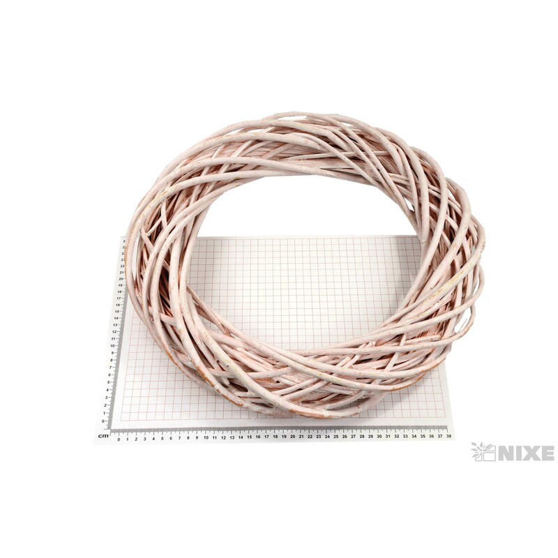 VĚNEC PROUTĚNÝ 45cm*MIX BAREV