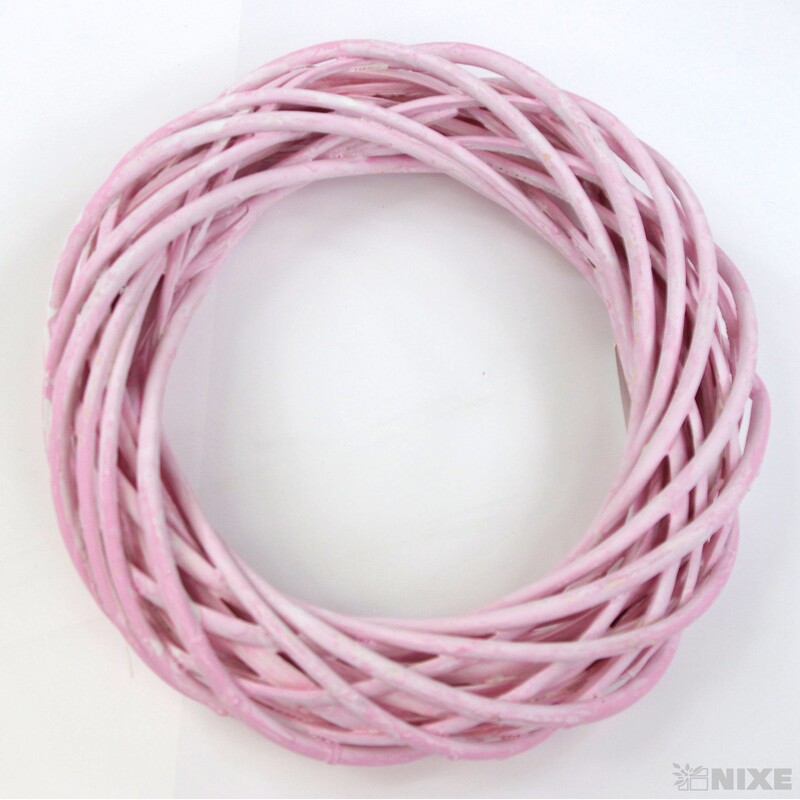 VĚNEC PROUTĚNÝ 25cm*MIX BAREV