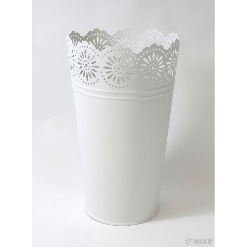 PLECHOVÝ OBAL 21x12cm*BÍLÁ