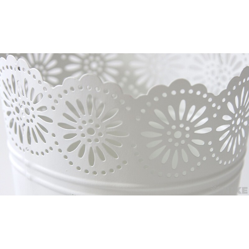 PLECHOVÝ OBAL 21x12cm*BÍLÁ