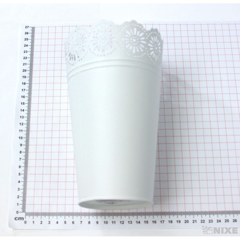 PLECHOVÝ OBAL 21x12cm*BÍLÁ