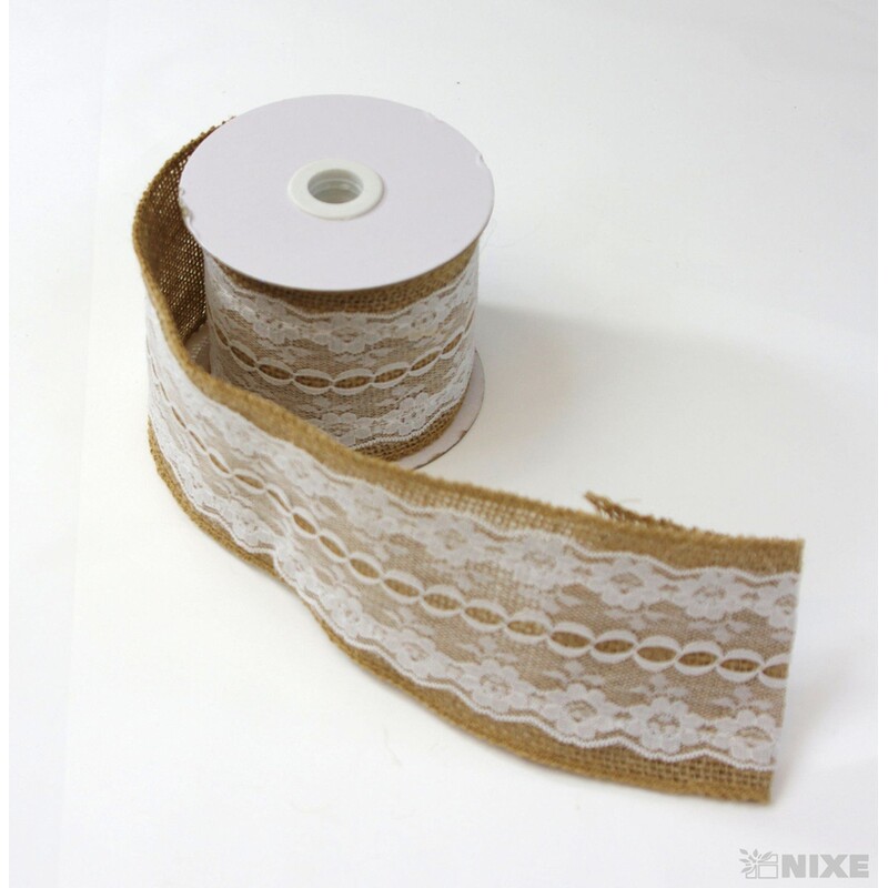 STUHA JUTA KRAJKA 75mmx5yd*PŘÍRODNÍ