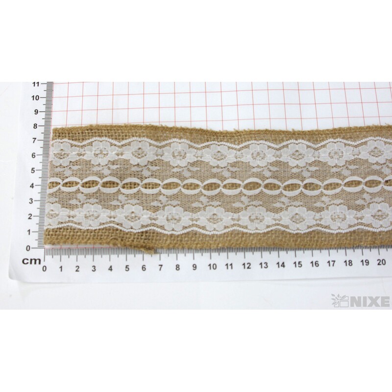 STUHA JUTA KRAJKA 75mmx5yd*PŘÍRODNÍ