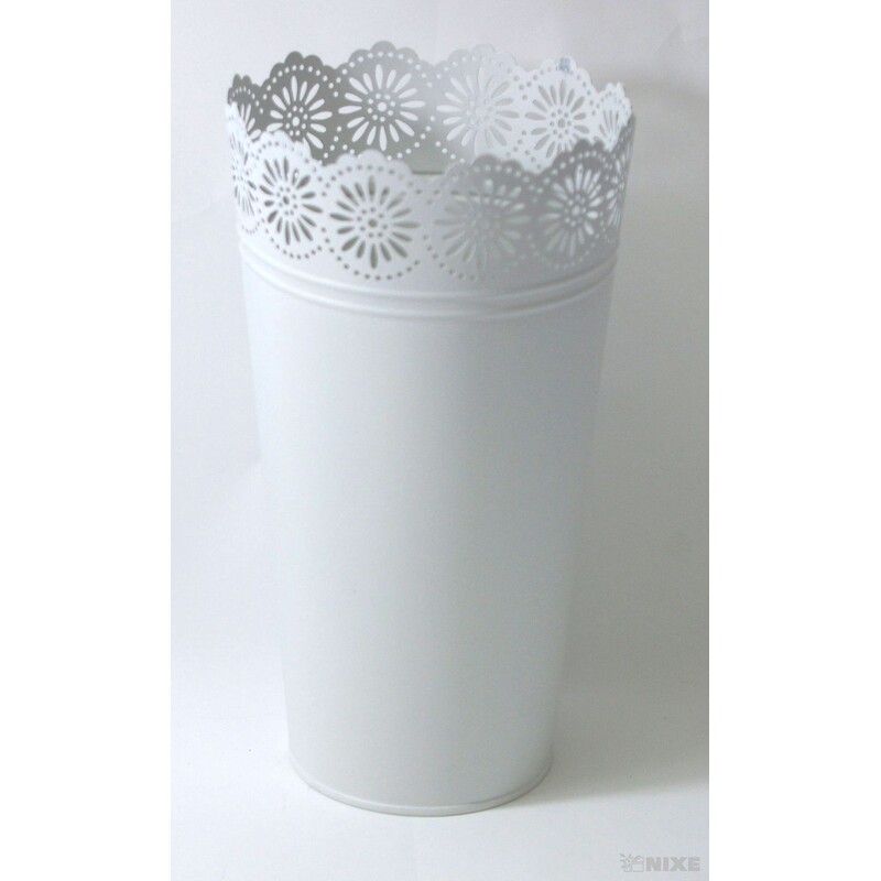 PLECHOVÝ OBAL 25x14cm*BÍLÁ