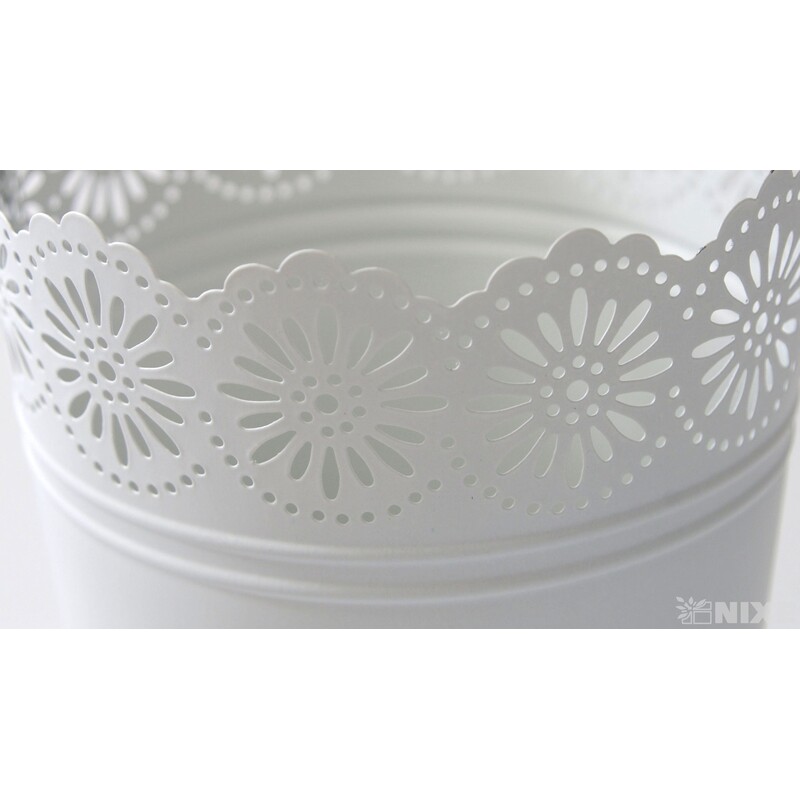 PLECHOVÝ OBAL 25x14cm*BÍLÁ