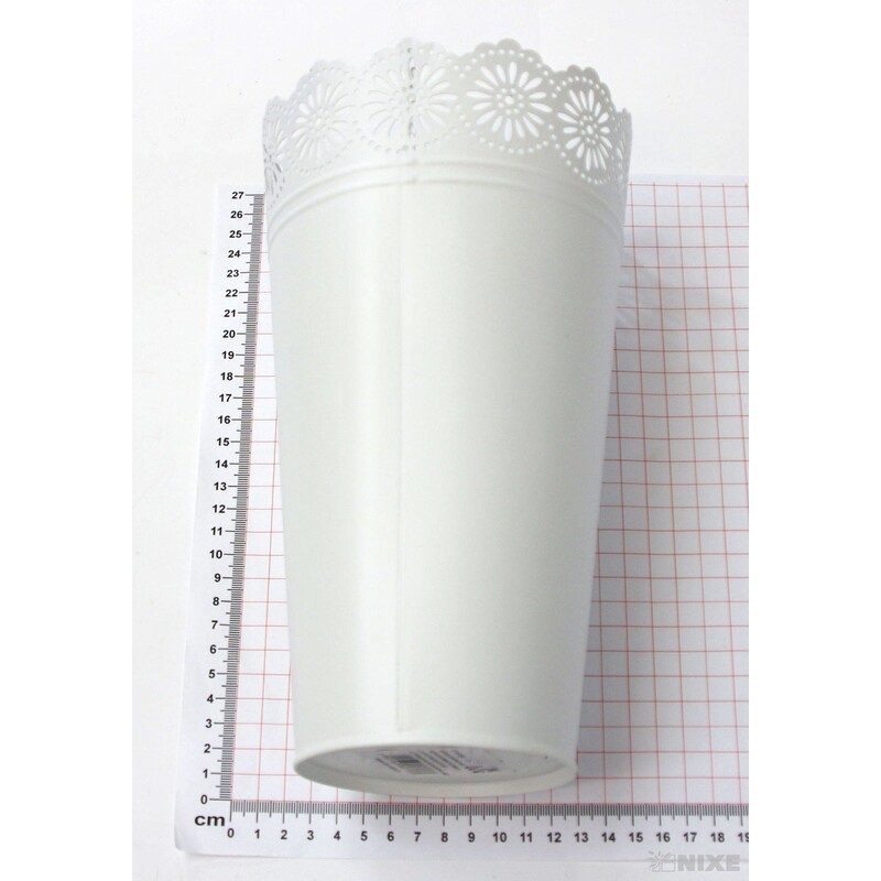 PLECHOVÝ OBAL 25x14cm*BÍLÁ