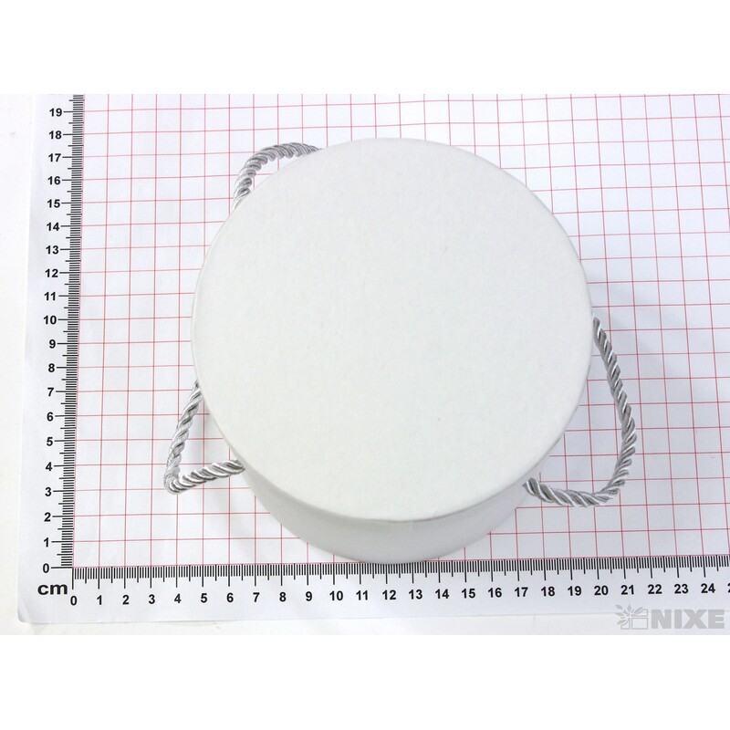 KVĚTINOVÝ BOX 2ks pr. 13x10cm*BÍLÁ