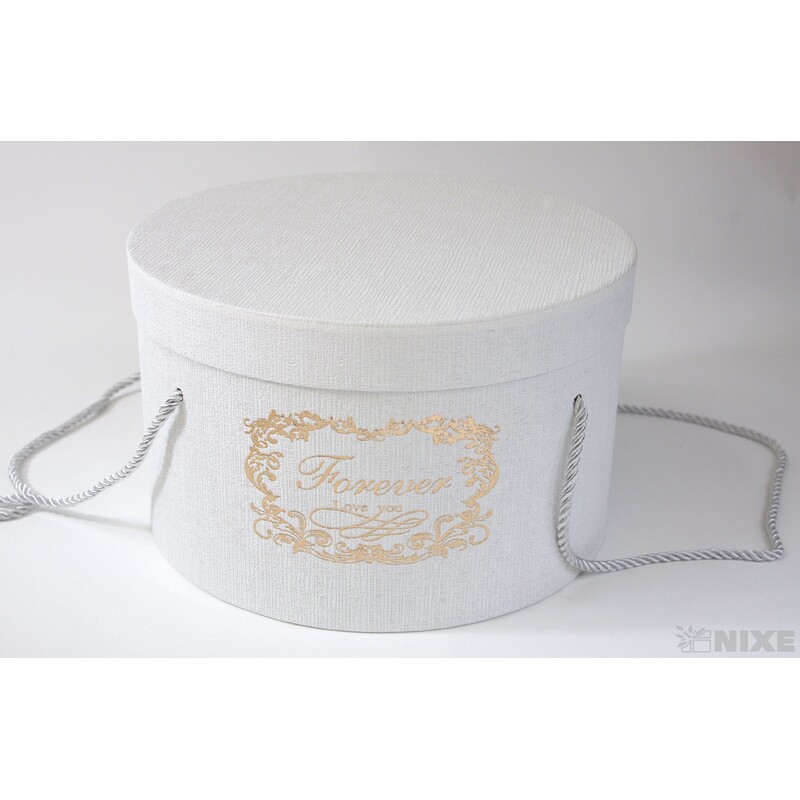 KVĚTINOVÝ BOX 3ks pr. 24x15cm 21x14 18x13*BÍLÁ