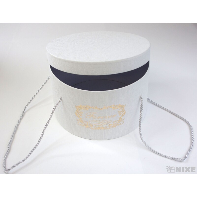 KVĚTINOVÝ BOX 3ks pr. 24x15cm 21x14 18x13*BÍLÁ