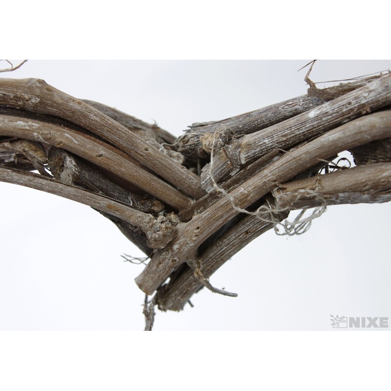 OBAL SRDCE PROUTĚNÝ 35x14x11cm*BÍLÁ