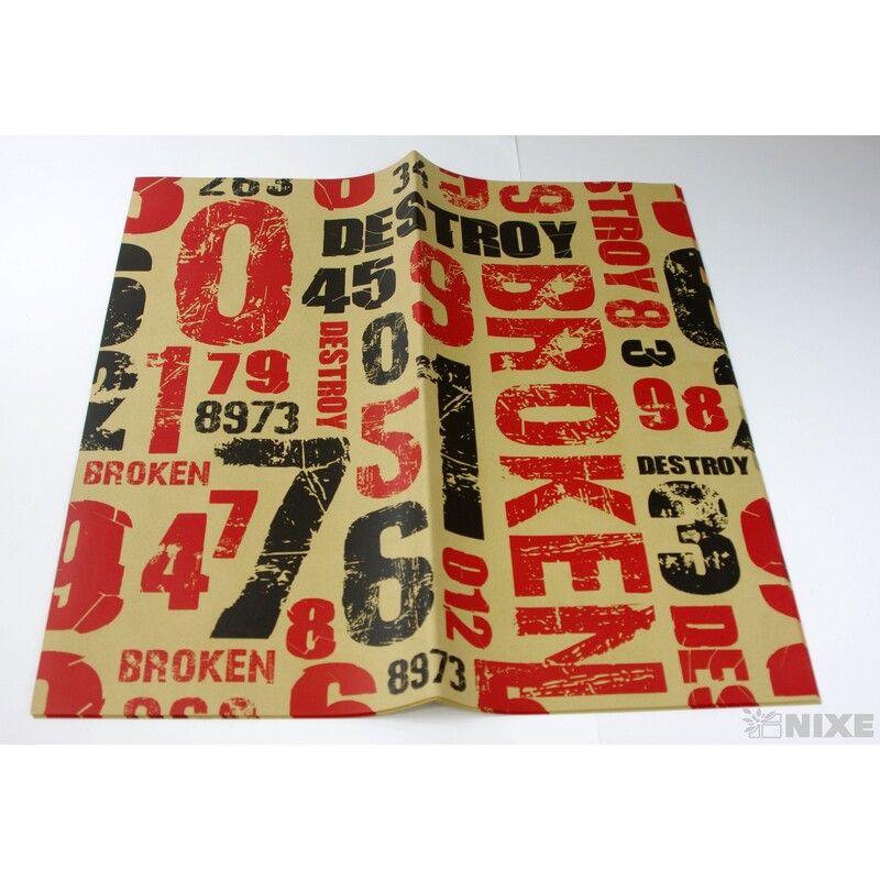 ARCH PAPÍR 60x60cm 20ks*ČERVENÁ