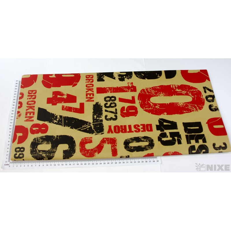 ARCH PAPÍR 60x60cm 20ks*ČERVENÁ