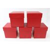 KRABICE 5ks 11x10x10cm*ČERVENÁ