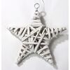 ZÁVĚS HVĚZDA 12cm*BÍLÁ