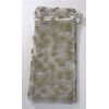 SÁČEK ORGANZA HVĚZDA 16x36cm*KRÉMOVÁ