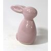 ZAJÍC KERAMIKA 6cm*RŮŽOVÁ