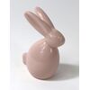 ZAJÍC KERAMIKA 8cm*RŮŽOVÁ