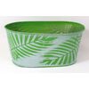 PLECHOVÁ MISKA OVÁL 19x11x9cm*ZELENÁ