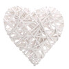 ZÁVĚS SRDCE 25cm*BÍLÁ