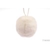 ZÁVĚS KOULE KOŽEŠINA 7cm 4ks*BÍLÁ