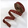 PLÁTNOVÁ STUHA DR 25mmx25m*BORDOVÁ 451504