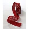 STUHA BAVLNA VÁNOCE 35mmx10m*ČERVENÁ+BÍLÁ