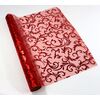ORGANZA TISK 18 36cmx5yd*ČERVENÁ