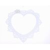 ZÁVĚS SRDCE 29cm*BÍLÁ
