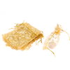 SÁČEK ORGANZA VLOČKA 7,5x10cm*ZLATÁ