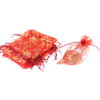 SÁČEK ORGANZA VLOČKA 7,5x10cm*ČERVENÁ