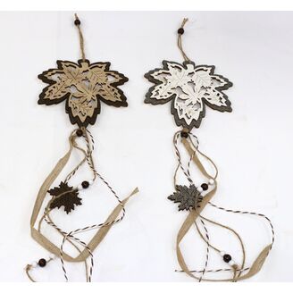 ZÁVĚS LIST 13x43cm*PŘÍRODNÍ