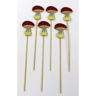 ZÁPICH FILC MUCHOMŮRKA 7x30x5,5cm 6ks*