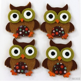 SOVA NALEPOVACÍ FILC 4,5cm 4ks*MIX BAREV