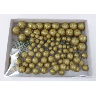 KOULE NA DR. 2-3x18cm 100ks*ZLATÁ