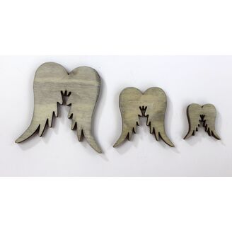 ANDĚLSKÁ KŘÍDLA 3-5-7cm 20ks*ŠEDÁ