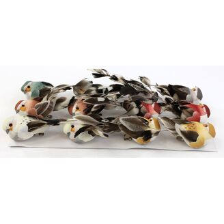 PTÁČEK  KLIPS 6cm 12ks*MIX BAREV