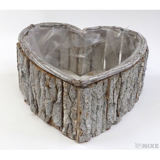 OBAL SRDCE KŮRA 24x11cm*BÍLÁ