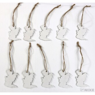 ZÁVĚS ANDĚL 10ks 5,5cm*BÍLÁ