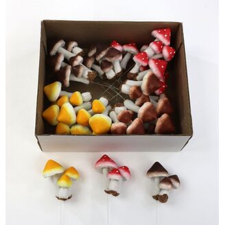 ZÁPICH HŘÍBEK 24ks 6x19cm*MIX BAREV