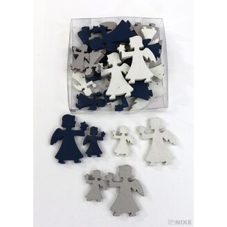 ANDĚL 10cm 24ks*MIX BAREV