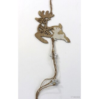 ZÁVĚS JELEN 14cm*PŘÍRODNÍ